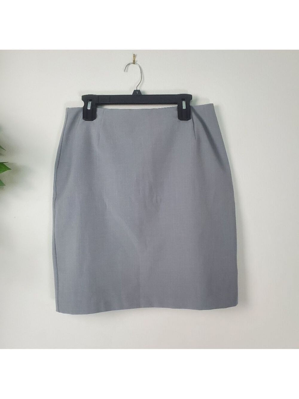 Alia Gray Pencil Skirt Women's Size 12 Knee Length Workwear